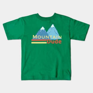 Mountain dude Kids T-Shirt